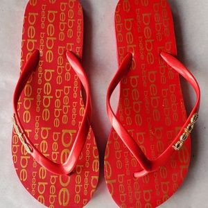 Women’s Bebe flip flops